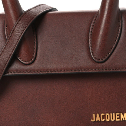 Smooth Calfskin Le Chiquito Moyen Dark Brown