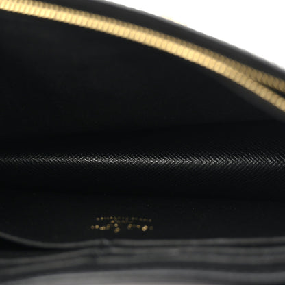 Epi Twist Belt Chain Wallet Black