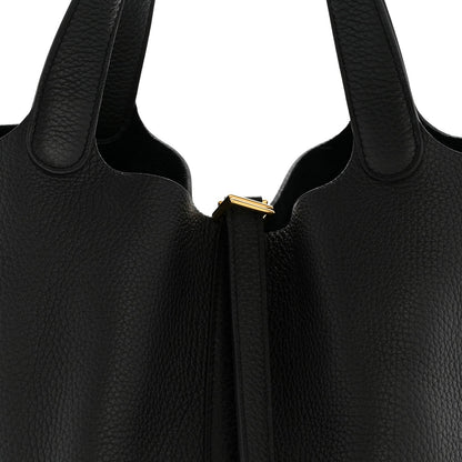 Taurillon Clemence Picotin Lock 22 MM Black