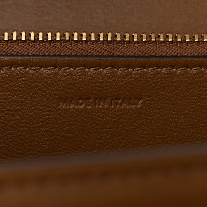 Box Calfskin Medium Classic Box Flap Bag Camel