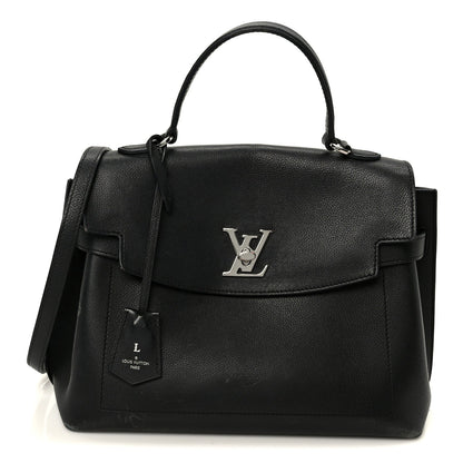 Soft Calfskin My Lockme Top Handle Black