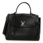 Soft Calfskin My Lockme Top Handle Black
