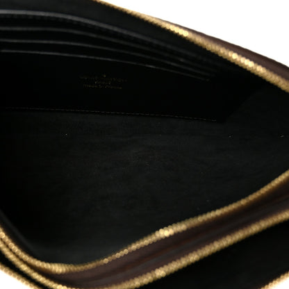 Reverse Monogram Giant Double Zip Pochette