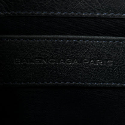 Agneau Giant 12 Rose Gold Hardware Envelope Clutch Anthracite