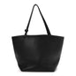 Grained Calfskin Park Tote Three Black