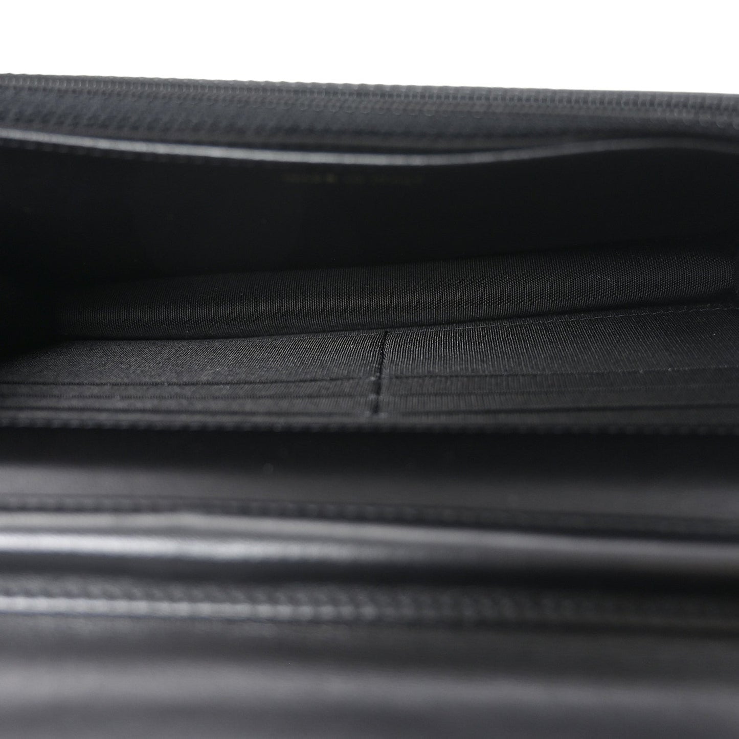 Lambskin Quilted All About Chanel Charm Wallet On Chain WOC Black