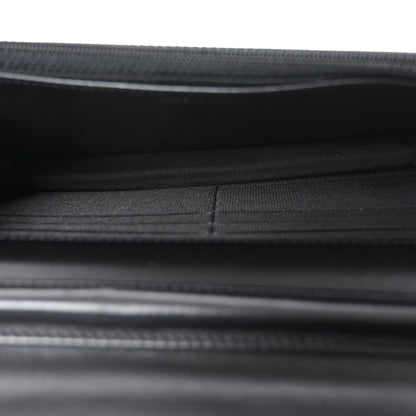 Lambskin Quilted All About Chanel Charm Wallet On Chain WOC Black