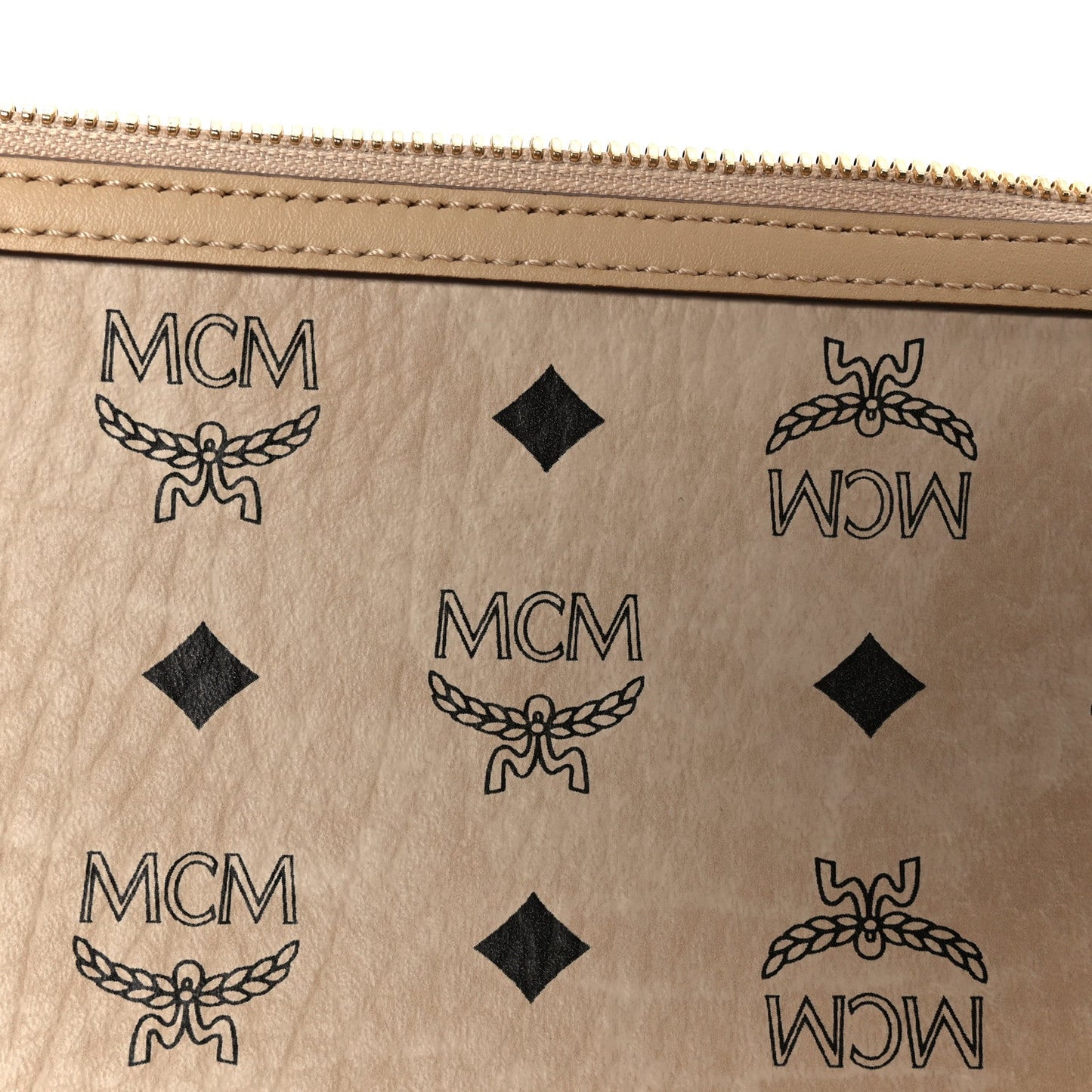 Visetos Medium Pouch Beige