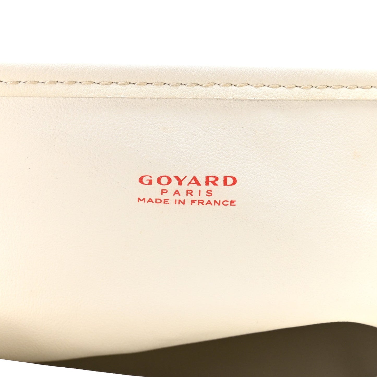 Goyardine Reversible Mini Anjou White