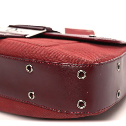 Canvas Calfskin Street Chic Columbus Ave Burgundy