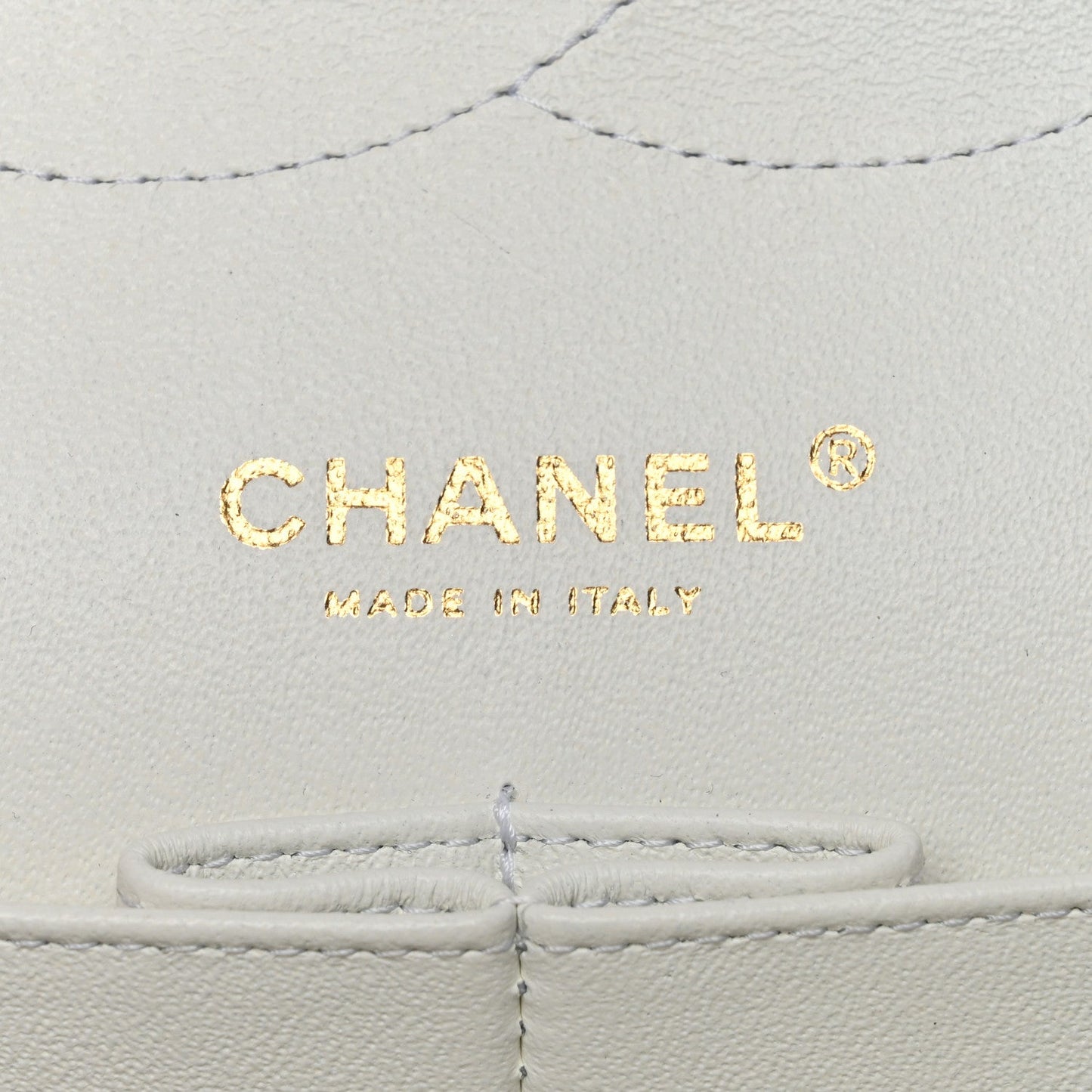 Caviar Quilted Jumbo Double Flap White