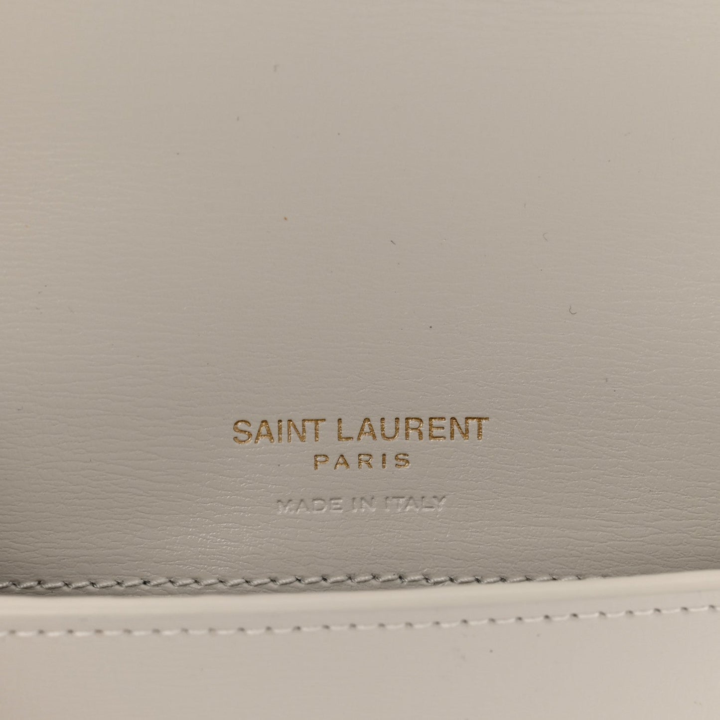 Smooth Calfskin Monogram Phone Holder Crossbody Crema Soft