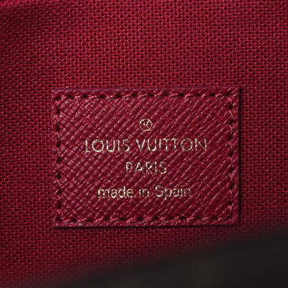 Monogram Pochette Felicie Chain Wallet Fuchsia