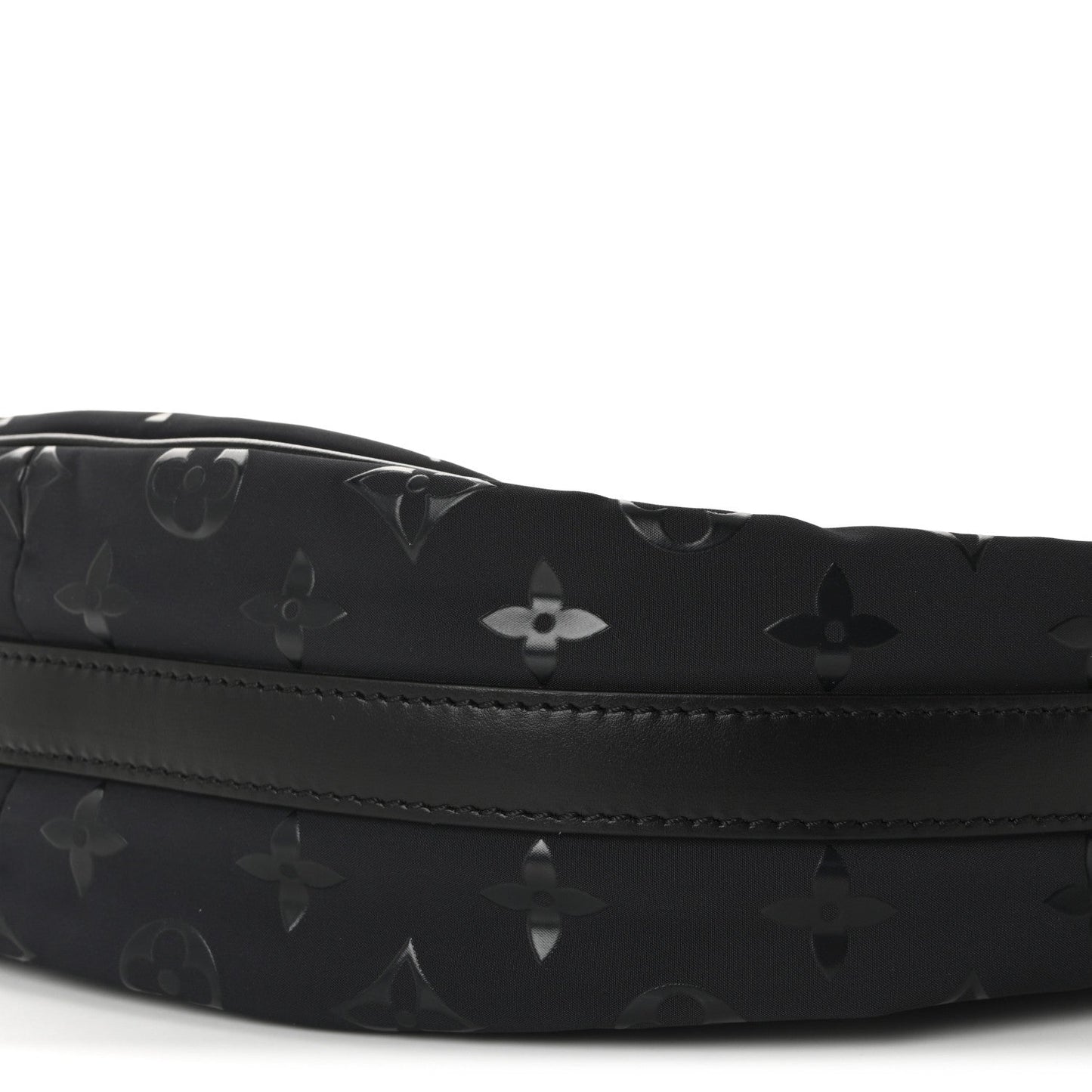 Nylon Monogram Loop Pocket Hobo Polar Night
