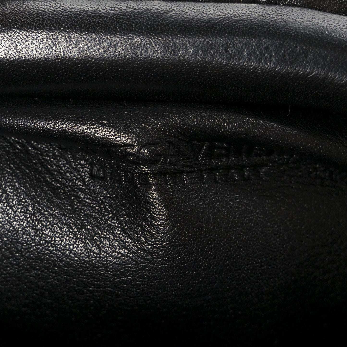 Butter Calfskin Coin Purse Black