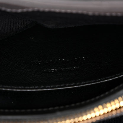 Calfskin Y Quilted Monogram Small Loulou Chain Satchel Storm