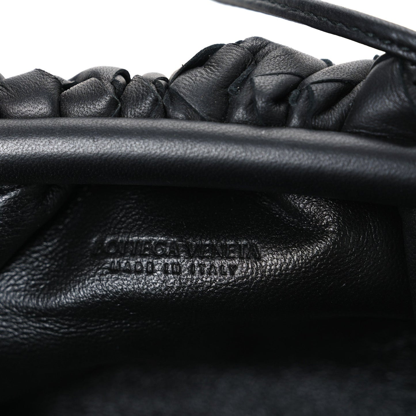 Nappa Intrecciato The Mini Pouch Black