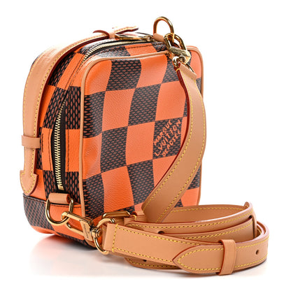Damier Pop Chess Messenger Orange