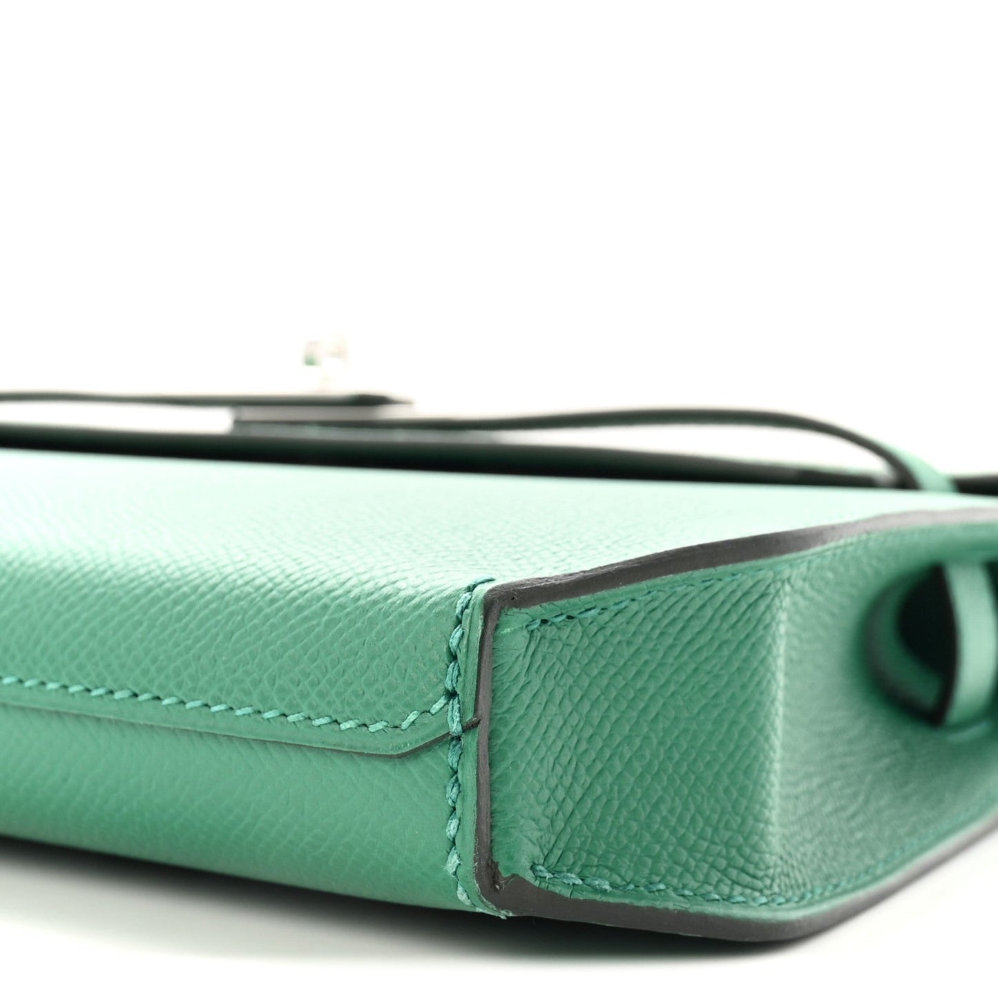 Epsom Kelly Depeches 25 Pouch Vert Jade