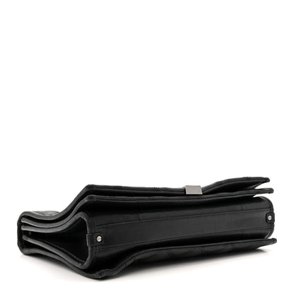 Lambskin Quilted Small Becky Chain Bag Black