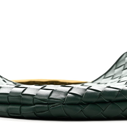 Nappa Intrecciato Sardine Bag Emerald Green