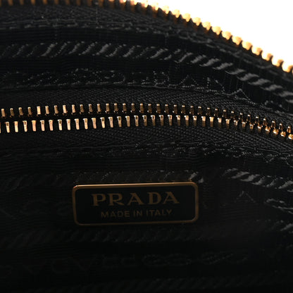 Re-Nylon Saffiano Raso Shoulder Bag Black