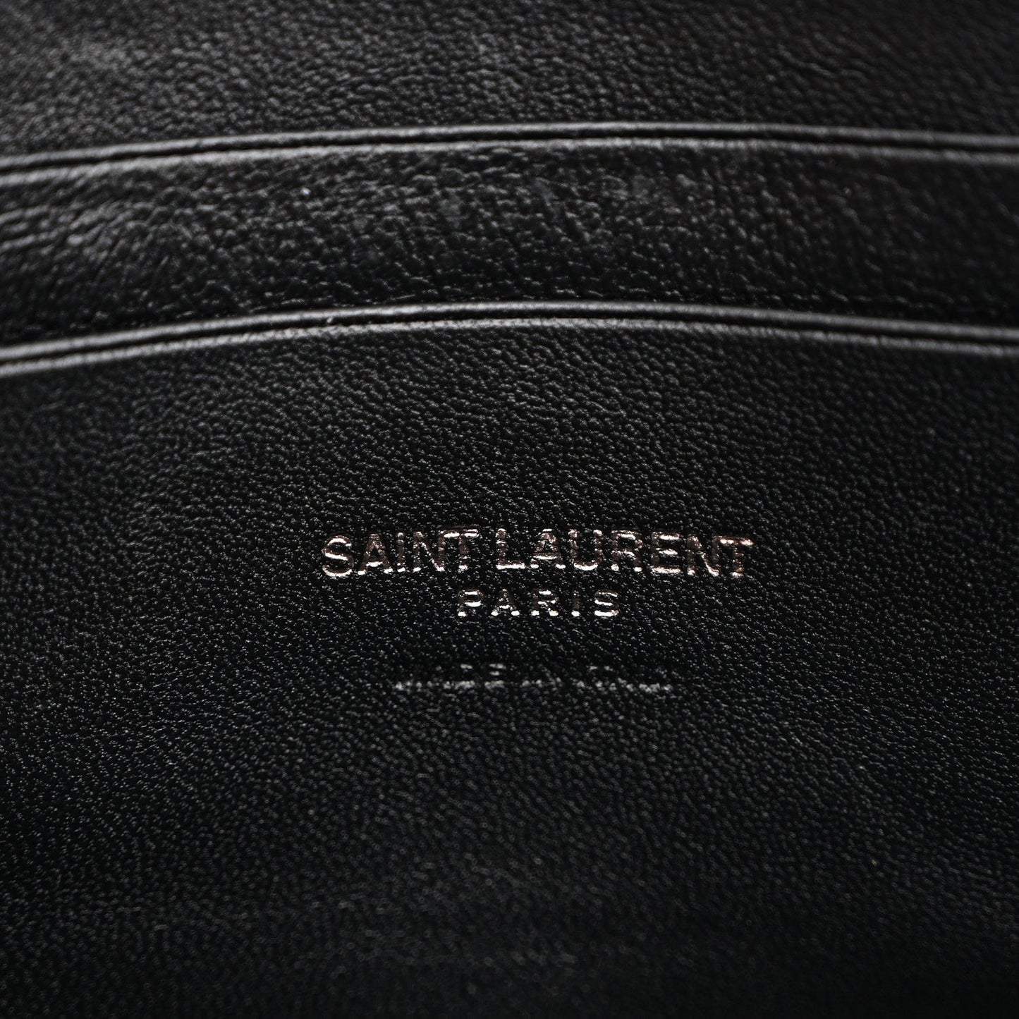 Grain De Poudre Matelasse Monochrome Monogram Mini Lou Camera Bag Black