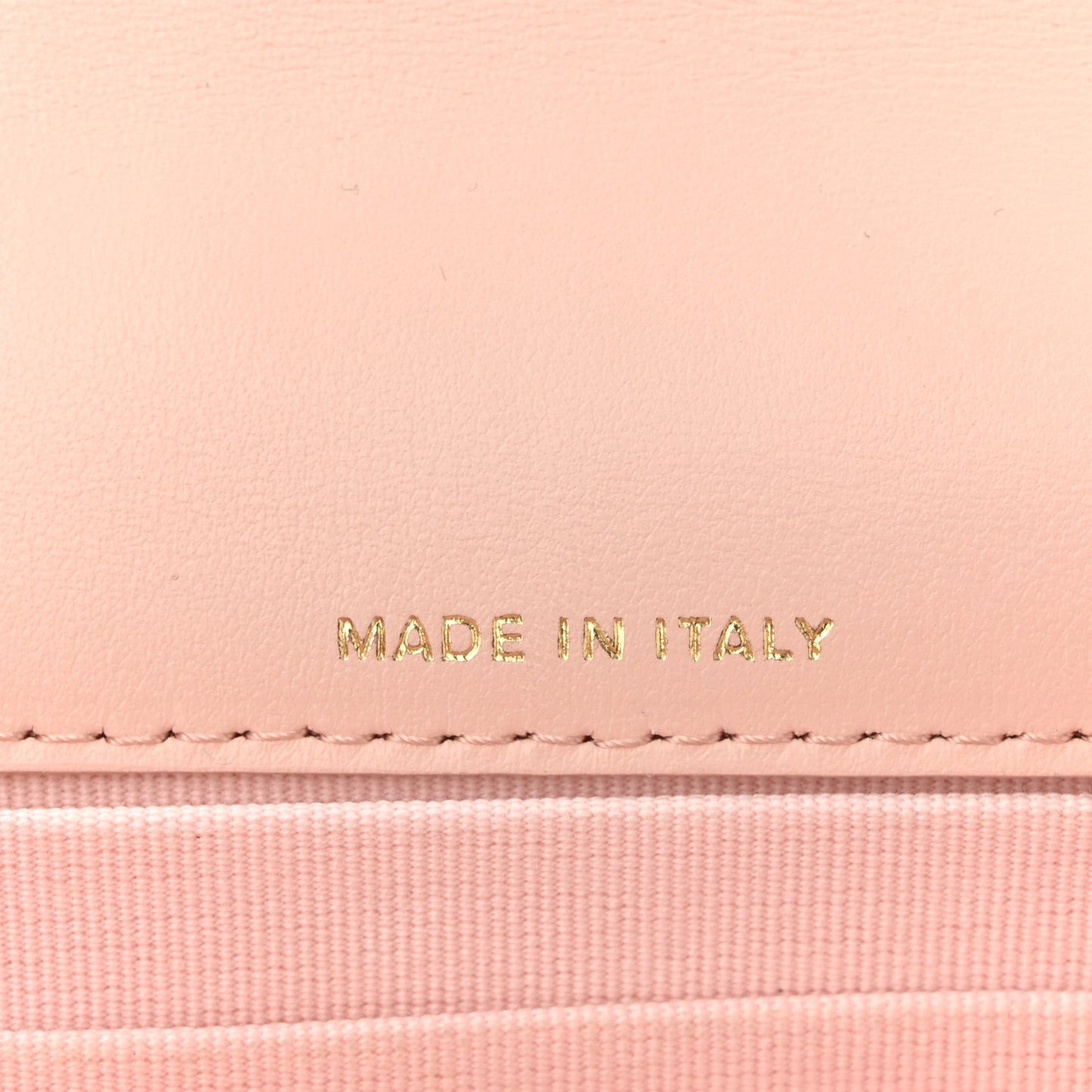 Crumpled Calfskin Quilted Braided CC Mini Flap Light Pink