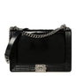 Patent Medium Boy Reverso Flap Black