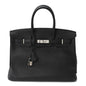 Togo Birkin 35 Black Bleu Agate
