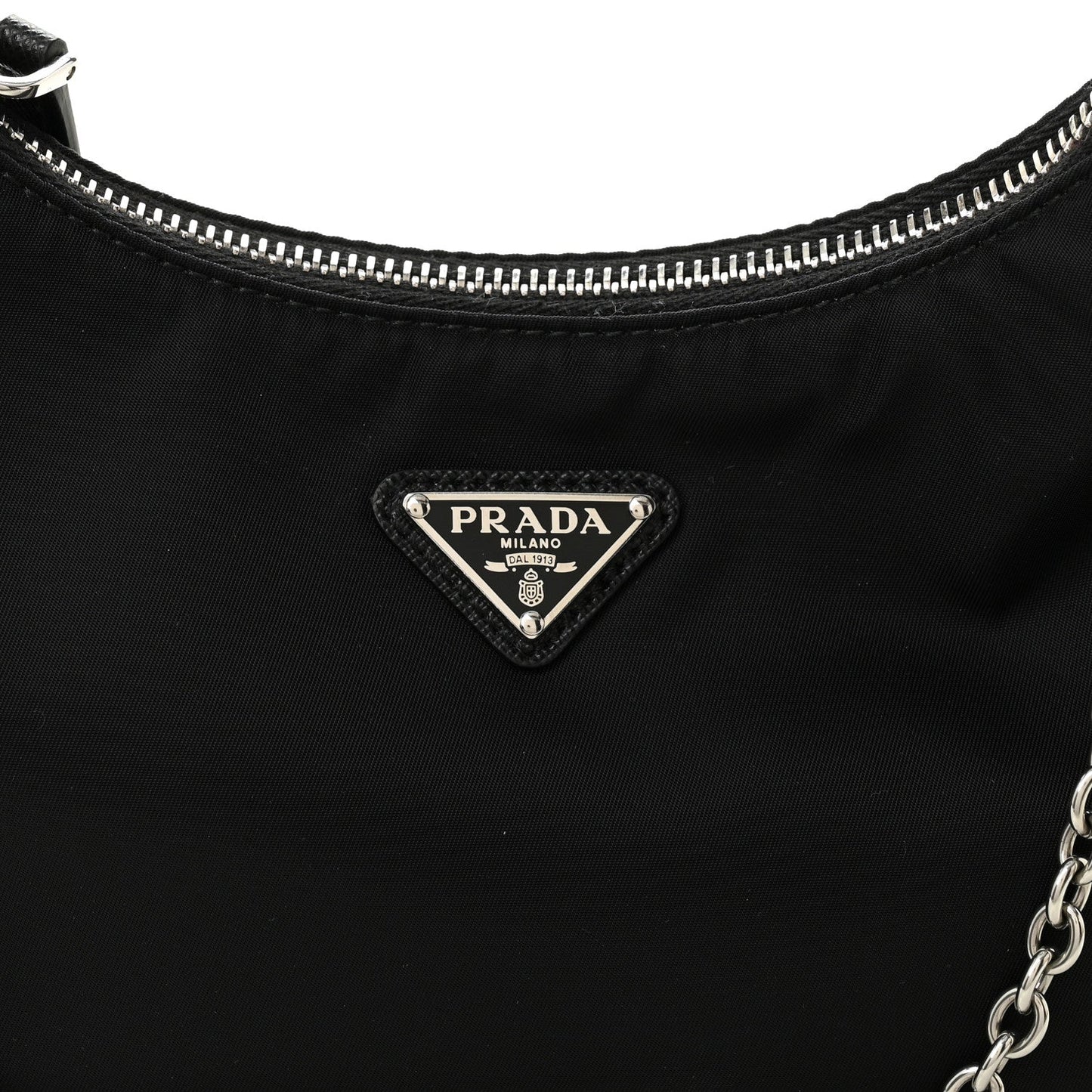 Re-Nylon Saffiano Re-Edition 2005 Shoulder Bag Black