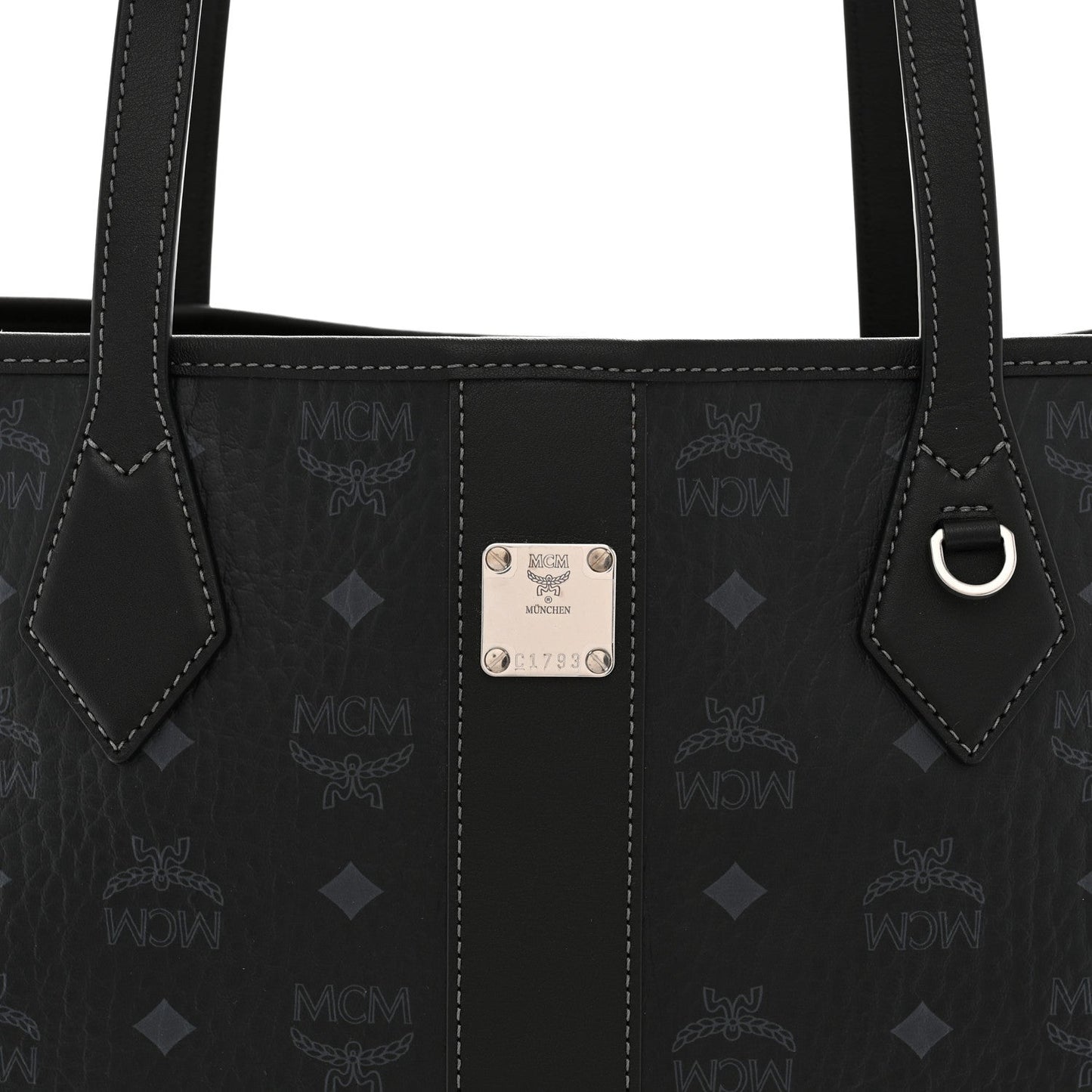 Visetos Medium New Liz Shopper Tote Black