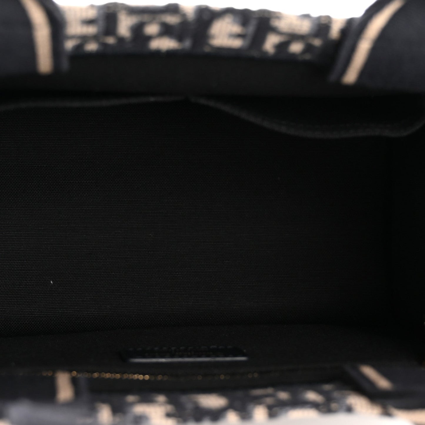 Oblique Calfskin Small Book Tote With Strap Blue Multicolor