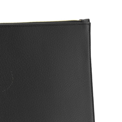Calfskin Horsebit 1955 Wristlet Pouch Black