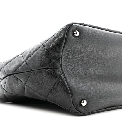 Caviar Quilted CC Timeless Soft Tote Black