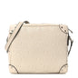 Calfskin GG Tennis Embossed Square Messenger Bag Mystic White