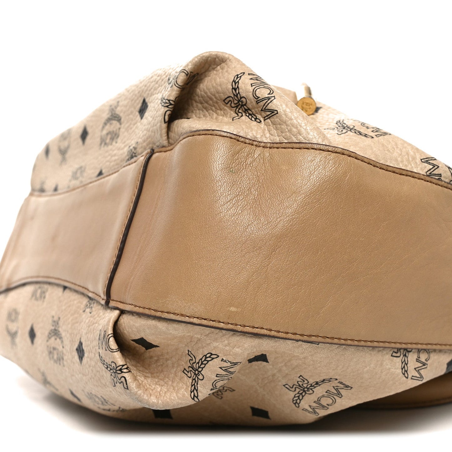 Visetos Medium Drawstring Shopper Beige