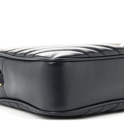Calfskin Matelasse Monogram Lou Camera Bag Navy