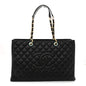 Caviar Quilted XL Grand Shopping Tote GST Black