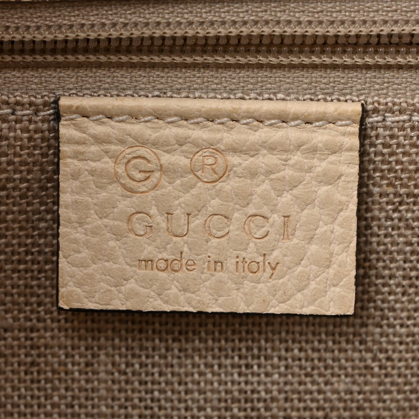Dollar Calfskin Interlocking G Shoulder Bag Ivoire