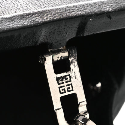 Calfskin G Chain Clutch Black