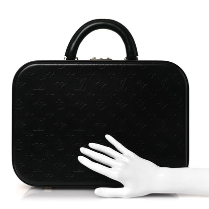 Monogram Glace Valisette MM Black