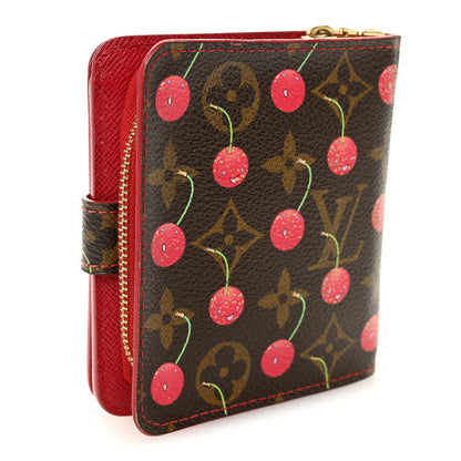 Monogram Cerises Compact Zippe Wallet