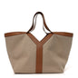 Canvas Y Tote Beige Brick