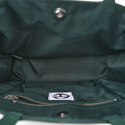 Vegan Leather Medium Shopping Bag Dark Olive