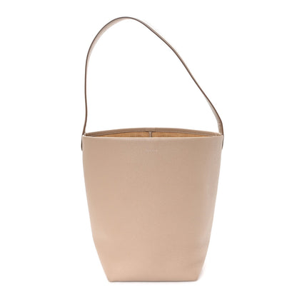 Grained Calfskin Medium N/S Park Tote Dark Taupe