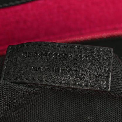 Wool Rive Gauche Tote Fuchsia