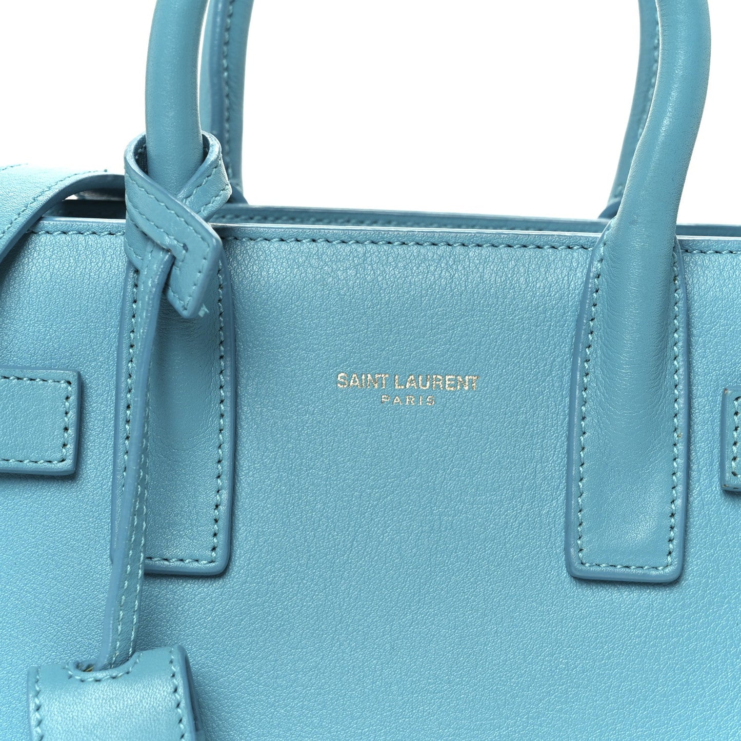 Calfskin Nano Sac De Jour Turquoise