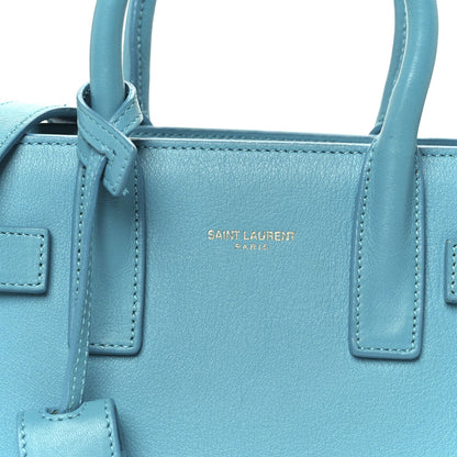 Calfskin Nano Sac De Jour Turquoise