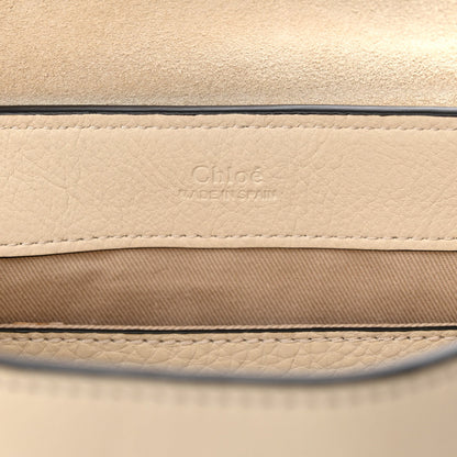 Calfskin Mini Faye Day Shoulder Bag Off White